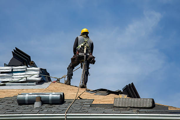 Professional Roof Installation technician working in Rockbridge, OH